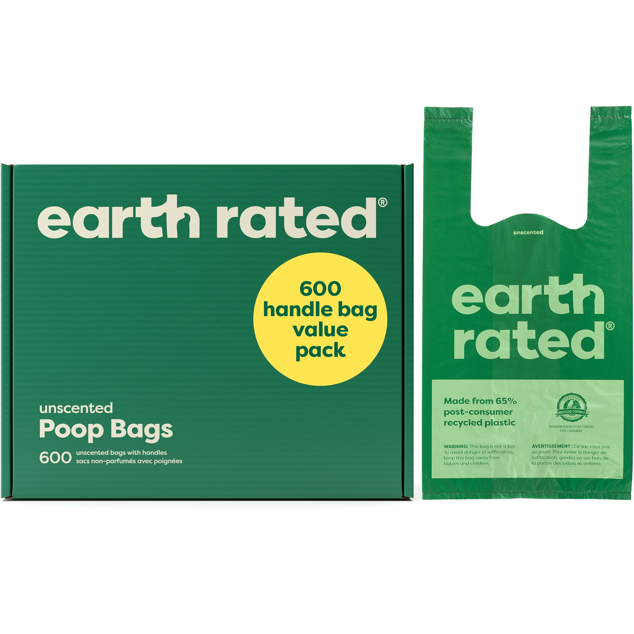 Easy-Tie Handle Poop Bags